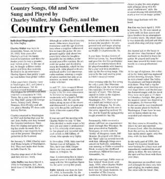 CD The Country Gentlemen: Country Songs, Old And New