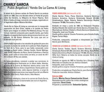 CD Charly Garcia: Pubis Angelical / Yendo De La Cama Al Living DIGI