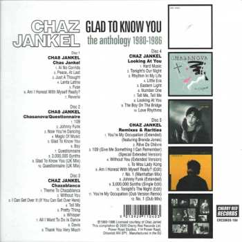 5CD/Box Set Chas Jankel: Glad To Know You (The Anthology 1980-1986)