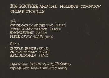 LP Big Brother & The Holding Company: Cheap Thrills