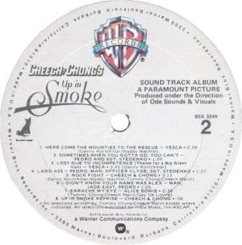 LP Cheech & Chong: Paramount Pictures Presents Cheech Y Chong's Up In Smoke