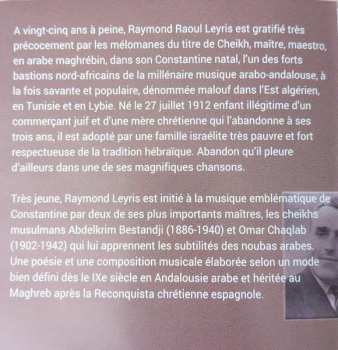 2CD Cheikh Raymond: Chants Malouf de Constantine Best Of