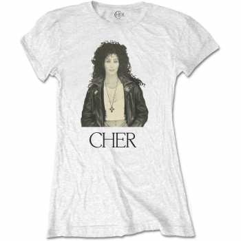 Merch Cher: Dámske Tričko Leather Jacket 
