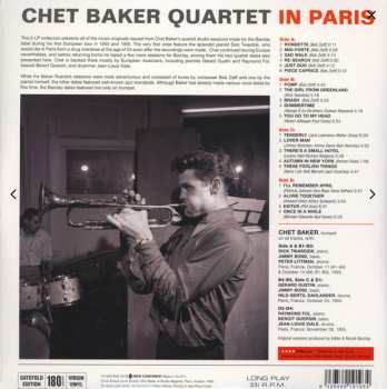 2LP Chet Baker Quartet: In Paris LTD