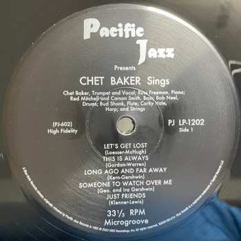 LP Chet Baker: Sings And Plays With Bud Shank, Russ Freeman And Strings