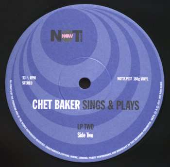 2LP Chet Baker: Sings & Plays