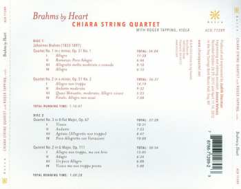 2CD Chiara String Quartet: Brahms By Heart