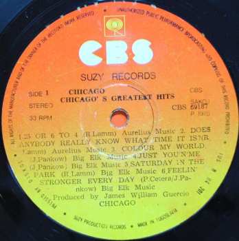 LP Chicago: Chicago IX - Chicago's Greatest Hits