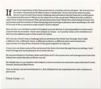 3CD Chick Corea Trio: Trilogy