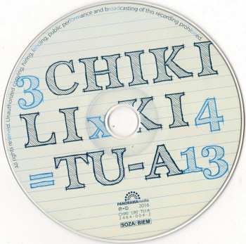 CD Chiki Liki Tu-A: 3x4=13