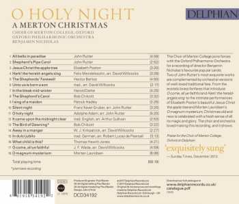 CD Oxford Philharmonic Orchestra: O Holy Night: A Merton Christmas