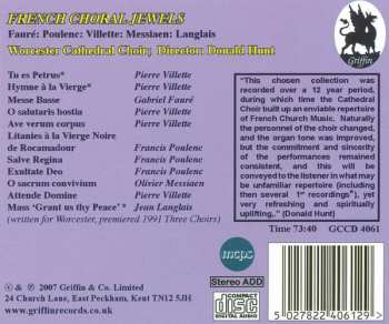 CD Choir Of Worcester Cathedral: French Choral Jewels 