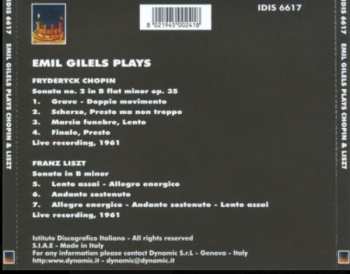 CD Frédéric Chopin: Chopin: Sonata No. 2 Op. 35, Liszt: Sonata In B Minor