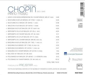 CD Frédéric Chopin: Piano Music
