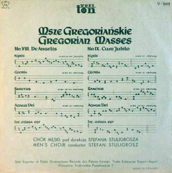 LP Chór Chłopięcy I Męski Państwowej Filharmonii W Poznaniu: Missae Gregorianae