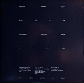 2LP Chora(s)san Time-Court Mirage: Blues Alif Lam Mim, Live In New York