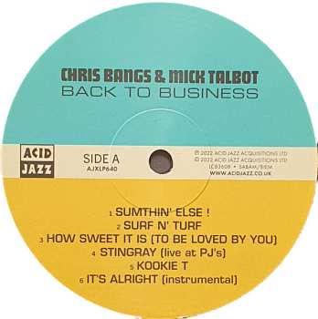 LP Chris Bangs: Back To Business