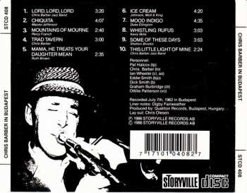 CD Chris Barber's Jazz Band: Chris Barber In Budapest
