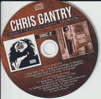 CD Chris Gantry: Dreams Of The Everyday Housewife - 4 LPs On 2 CDs