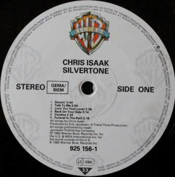 LP Chris Isaak: Silvertone