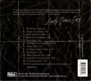 CD Chris Jones & The Night Drivers: Lonely Comes Easy