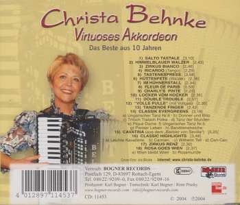 CD Christa Behnke: Virtuoses Akkordeon (Das Beste Aus 10 Jahren)