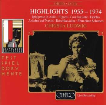 CD Christa Ludwig: Highlights 1955 - 1974