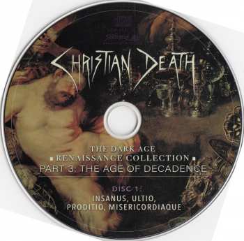 4CD Christian Death: The Dark Age Renaissance Collection Part 3: The Age Of Decadence