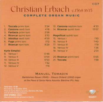 9CD/Box Set Manuel Tomadin: Complete Organ Music