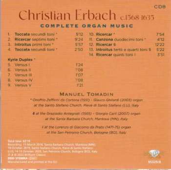 9CD/Box Set Manuel Tomadin: Complete Organ Music