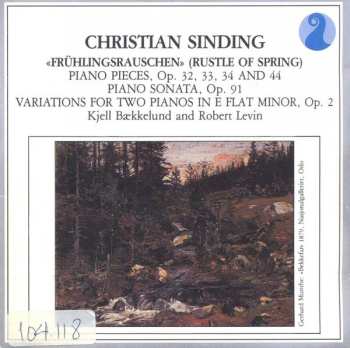 CD Christian Sinding: «Frühlingsrauschen» (Rustle Of Spring)