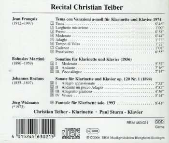 CD Christian Teiber: Recital Christian Teiber