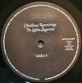 LP/CD Christina Rosenvinge: Tu Labio Superior