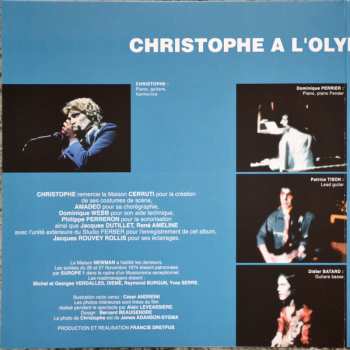 2LP Christophe: Olympia