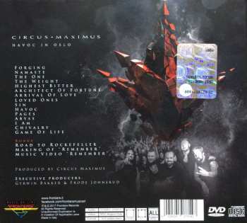 2CD/DVD Circus Maximus: Havoc In Oslo DLX