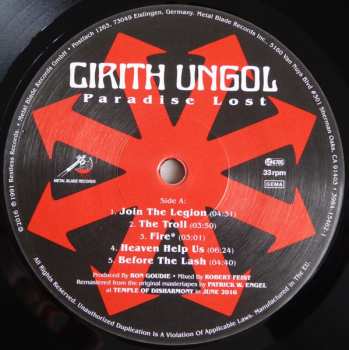 LP Cirith Ungol: Paradise Lost