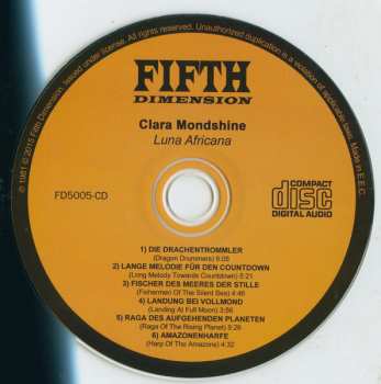 CD Clara Mondshine: Luna Africana