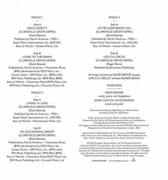 3SP/Box Set David Bowie: Clareville Grove Demos