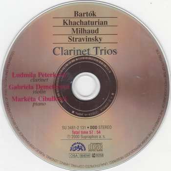 CD Igor Stravinsky: Clarinet Trios
