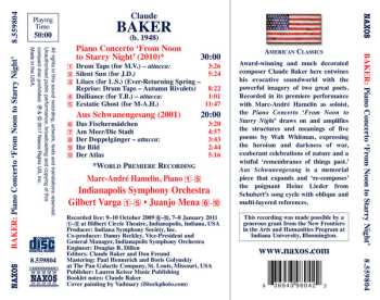 CD Marc-André Hamelin: Piano Concerto 'from Noon To Starry Night'; Aus Schwanengesang