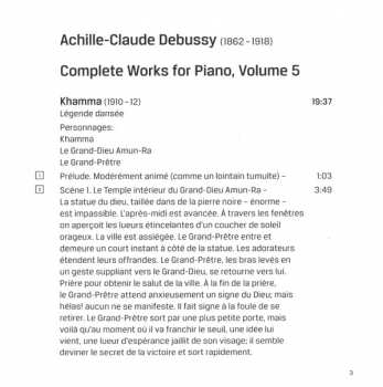 CD Claude Debussy: Complete Works For Piano, Volume 5