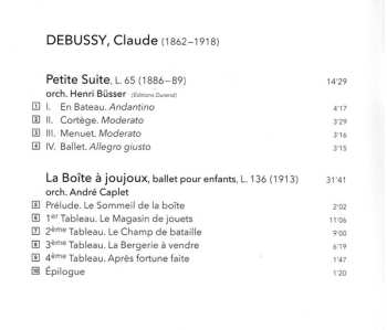 SACD Claude Debussy: Debussy Orchestrated: Petite Suite / La Boîte À Joujoux / Children's Corner