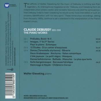5CD Claude Debussy: Deubssy - The Complete Piano Works