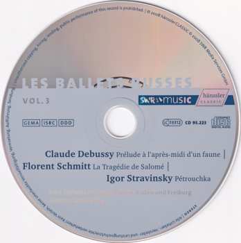 CD Igor Stravinsky: Prélude À L'après-midi D'un Faune | La Tragédie De Salomé | Pétrouchka