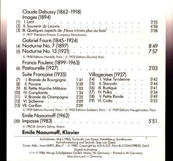 CD Claude Debussy: Images / Nocturnes No. 7 & 13 / Impasse / Suite Francaise, Villageoises, Pastourelle