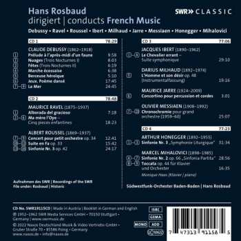 4CD Claude Debussy: Hans Rosbaud Conducts French Music