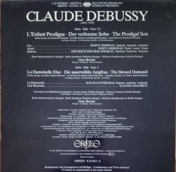 LP Dietrich Fischer-Dieskau: L'Enfant Prodigue • Der Verlorene Sohn • The Prodigal Son / La Damoiselle Elue • Die Auserwählte Jungfrau • The Blessed Damozel