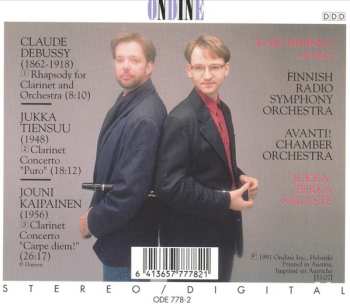 CD Claude Debussy: Rhapsody For Clarinet And Orchestra / Puro / Carpe Diem!