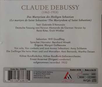 CD Claude Debussy: Das Martyrium Des Heiligen Sebastian