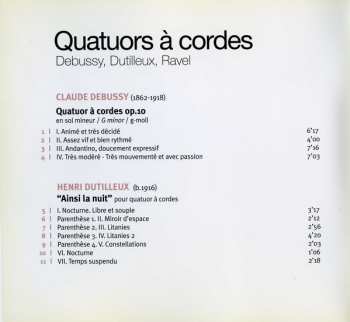 CD Claude Debussy: Quatuors À Cordes
